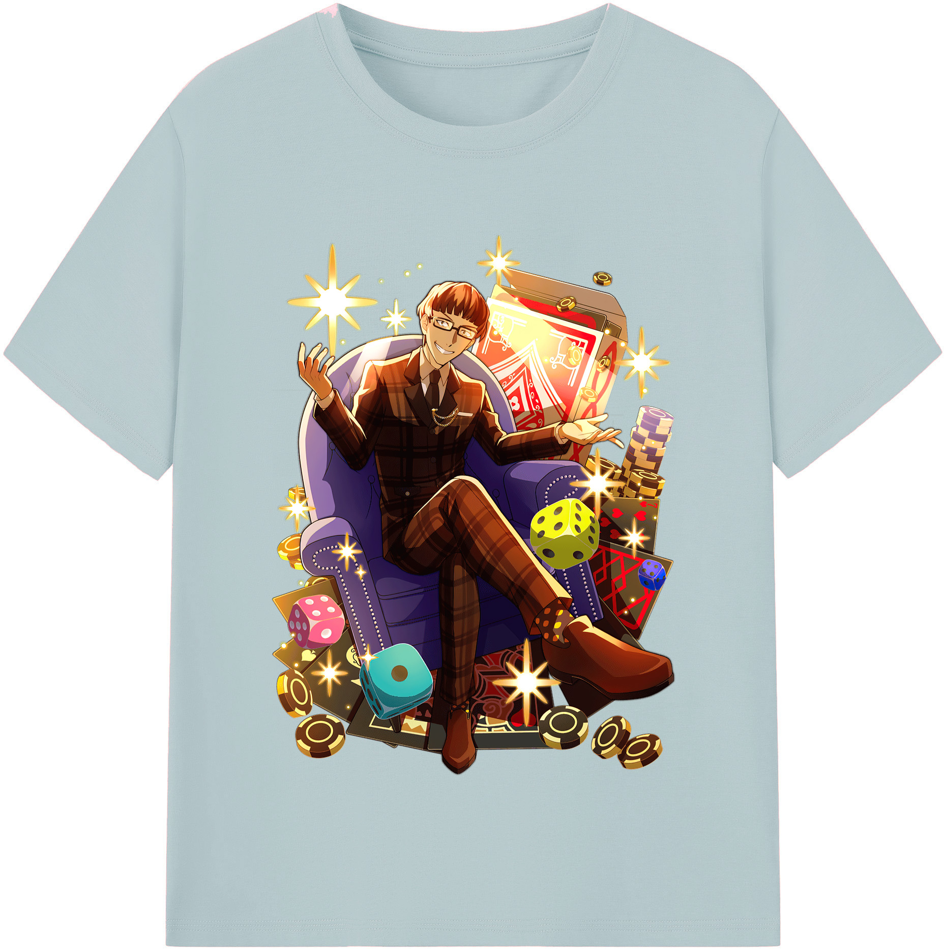 （画像用） 文豪ストレイドッグス Bungo Stray Dogs 綿100％半袖Tシャツ（フロントプリント）